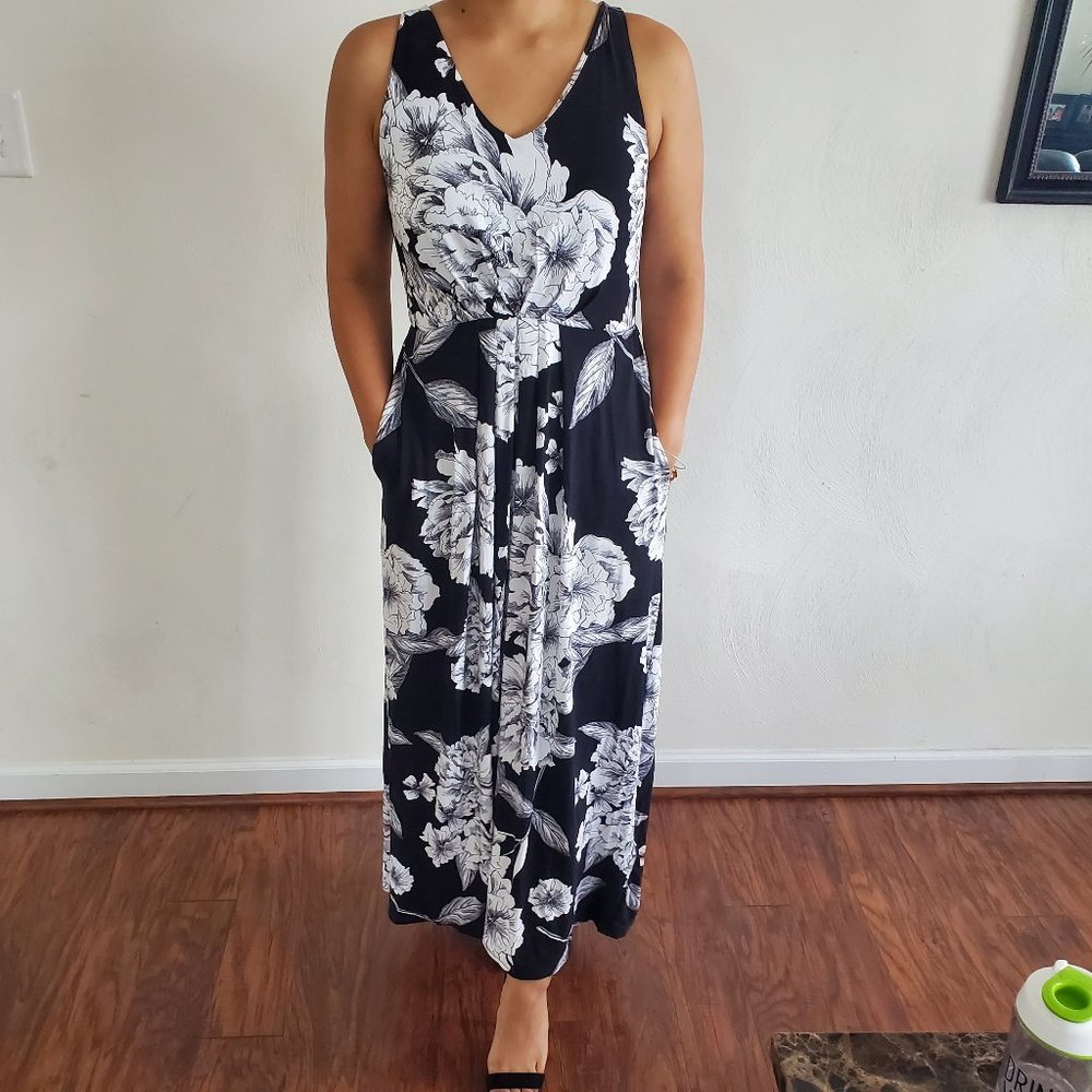 Adrienne Vittadini Floral Maxi Dress